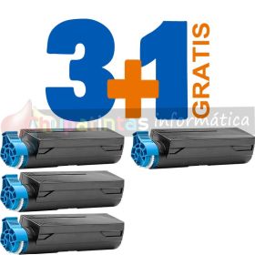 OKI EXECUTIVE ES4131 / ES4161 MFP / ES4191 MFP TÓNER COMPATIBLE 44574905 / 44917607 PACK AHORRO 4 CARTUCHOS