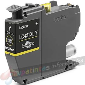 Brother LC421XL Amarillo Cartucho de Tinta Original - LC421XLY-3