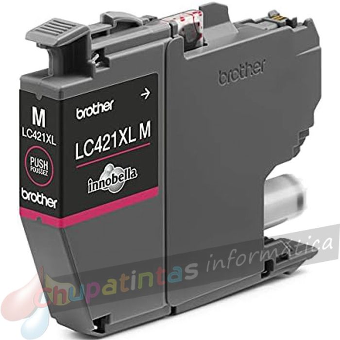 Brother LC421XL Magenta Cartucho de Tinta Original - LC421XLM-3