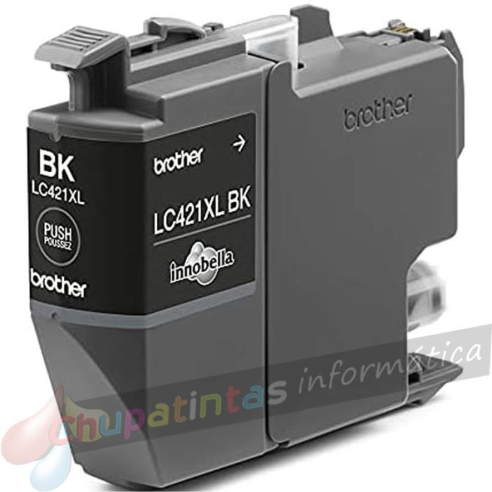 Brother LC421XL Negro Cartucho de Tinta Original - LC421XLBK-3