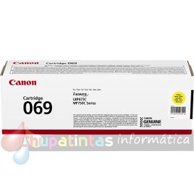 Canon 069 Amarillo Cartucho de Toner Original - 5091C002