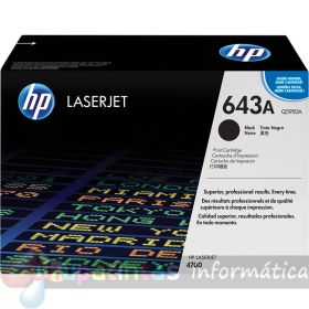 HP Q5950A Negro Cartucho de Tóner Original - 643A
