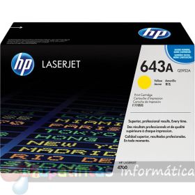 HP Q5952A Amarillo Cartucho de Tóner Original - 643A