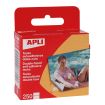 Apli Tacks Autoadhesivos Doble Cara 10x16mm - 250 Unidades por Caja - Ideal para Fotos, Scrapbooking y Manualidades - Libre de Acidos - Transparente