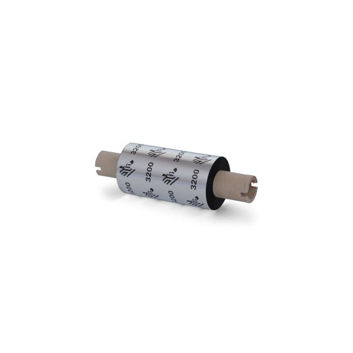 Zebra ZipShip 3200 Pack de 12 Cintas de Transferencia Termica Original - Cintas de mezcla Cera/Resina - Nucleo 12.7mm, Ancho 64mm, Longitud 74m