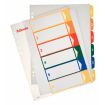 Esselte Indices Proyectos Imprimibles A4 Maxi PP Tipo 1-6 Multicolor Material PP Rigido 300 Micras Portada 350 Micras Tamaño A4 Maxi