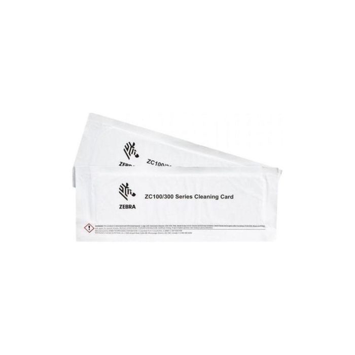 Zebra ZC100/ZC300 Kit de 2 Tarjetas de Limpieza Originales
