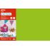Apli Goma Eva Verde Claro 600x400 - 5 Hojas de Tamaño Grande y Flexible - Ideal para Manualidades y Decoracion