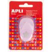 Apli Perforadora de Papel en Forma de Estrella - Figura de 16mm - Alta Calidad para Papel, Carton y Cartulina - Deposito de Restos de Papel - Doble Uso para Decoracion - Ideal para Manualidades y Decoraciones - Color Plateado