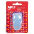 Apli Perforadora de Papel en Forma de Mariposa - Figura de 16mm - Perfora Papel, Carton y Cartulina de Hasta 220g/m² - Deposito de Papel - Doble Uso - Ideal para Scrapbooking, Manualidades y Decoraciones - Color Plateado