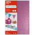 Apli Goma Eva Purpurina A4 4 Hojas - Blanco, Negro, Rojo y Azul - Ideal para Manualidades y Decoracion