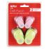 Apli Pack de 4 Perforadoras de Papel con Formas Variadas - Estrella (16mm), Corazon (16mm), Trebol (9.5mm) y Flor (9.5mm) - Alta Calidad para Papel, Carton y Cartulina - Deposito de Papel - Doble Uso para Decoracion