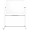 Nobo Pizarra Blanca Movil de Esmalte Classic - 1200 × 900mm - Diseño Puntero - Color Blanco