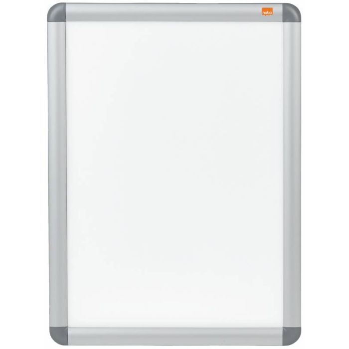 Nobo Marco Publicitario Tamaño A3 con Proteccion de PVC Antirreflectante y Resistente a la Intemperie - Marco de Aluminio Elegante - Color Plata