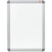 Nobo Marco Publicitario Tamaño A3 con Proteccion de PVC Antirreflectante y Resistente a la Intemperie - Marco de Aluminio Elegante - Color Plata