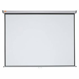 Nobo Pantalla Proyeccion Pared 2000x1513mm Blanca Mate 4:3 - Montaje en Pared o Techo - Carcasa Protectora - Alta Calidad de Proyeccion - Color Blanco