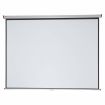 Nobo Pantalla Proyeccion Pared 2400x1813mm Blanca Mate 4:3 - Montaje en Pared o Techo - Carcasa Protectora - Alta Calidad de Proyeccion - Color Blanco