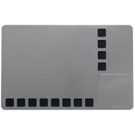 Nobo Pizarra Blanca Magnetica Pequeña con Cuadriculas de Espuma para Fijar Notas - 610x390mm - Multifuncional y sin Marco - Color Blanco