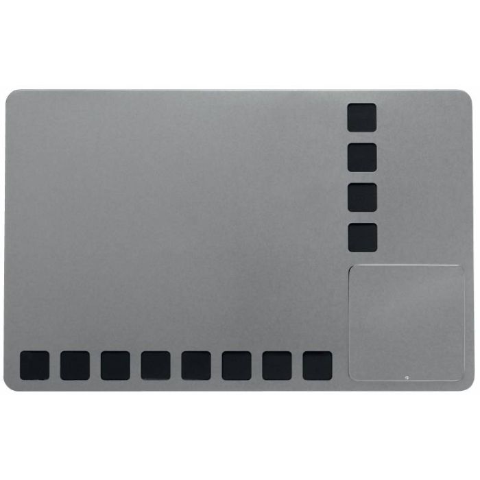 Nobo Pizarra Blanca Magnetica Pequeña con Cuadriculas de Espuma para Fijar Notas - 610x390mm - Multifuncional y sin Marco - Color Blanco