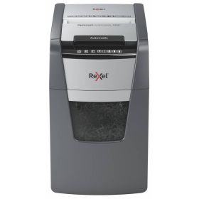 Rexel Destructora Automatica Optimum Autofeed 150x de Corte en Particulas - Alimentacion Automatica de Hasta 150 Hojas - Capacidad de 44L - Tecnologia Anti Atascos - Color Negro