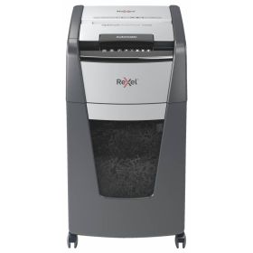Rexel Optimum Autofeed 225M Destructora Automatica de Microcorte - Alimentacion Automatica de Hasta 225 Hojas - Micro Corte P-5 - Negro