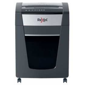 Rexel Momentum P420+ Destructora de Papel de Corte en Particulas sin Atascos - 20 Hojas A4 - Nivel de Seguridad P4 - Color Negro
