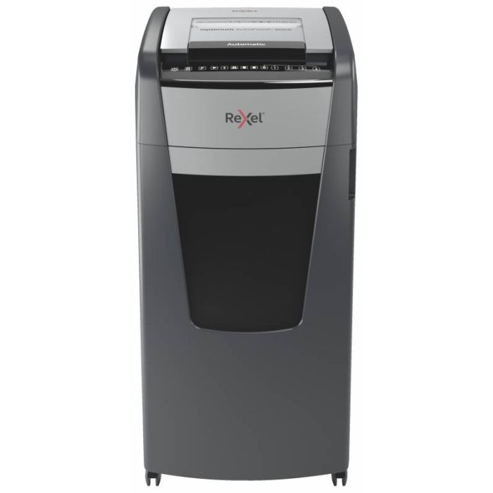 Rexel Optimum Autofeed 600x Destructora Automatica de Corte en Particulas - Alimentacion Automatica de Hasta 600 Hojas - Clasificacion de Seguridad P-4 - Negro