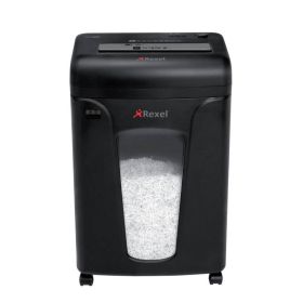 Rexel Mercury Destructora Microcorte - Antiatasco - Hasta 8 Hojas - Destruye Grapas, Clips y Cds - Capacidad Papelera 21L, 220 Hojas A4
