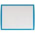 Nobo Pizarra Blanca Magnetica Pequeña 585x430 - Marco de Colores Vibrantes - Accesorios de Pizarra a Juego - Azul
