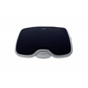 Kensington Reposapies Solemate Confort - Placentera Espuma con Memoria - Practico Pedal de Ajuste - Inclinacion de Hasta 20 Grados - Mejora Postura y Circulacion - Negro