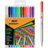 Bic Intensity Medium Pack de 12 Rotuladores - Punta Media de 0.8mm - Tinta con Base de Agua - Colores Surtidos