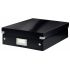Leitz Caja Organizadora Mediana Click & Store Wow - 2-4 Compartimentos - Negro