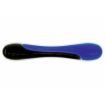 Kensington Reposamuñecas de Gel Duo - Almohadilla de Gel - Canal de Ventilacion - Combinacion de Colores en Dos Tonos - Acabado Suave - Color Azul/Negro Gris