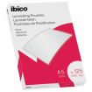 Ibico Gloss A5 250 Micras Carteras de Plastificar - Acabado Cristalino de Alto Brillo - Plastifica Papel, Fotos, Tarjetas de Visita, Recursos Escolares y Mas - Color Cristal