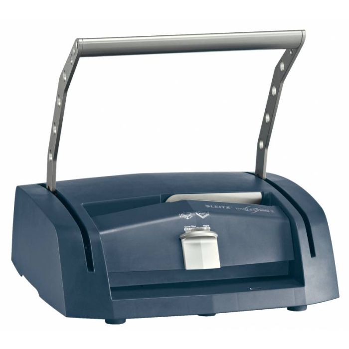 Leitz Maquina Encuadernar Impressbind 280 - Sistema Encuadernacion por Presion Canal Metalico - Encuaderna Hasta 280 Hojas - A4 - Rapida y Sencilla de Usar - Indicador Verde - Desencuadernador Incluido - Ahorro de Espacio