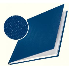 Leitz Tapas Rigidas Impressbind - 3,5mm - Estructura de Lino - Encuadernacion de Alta Calidad - Azul
