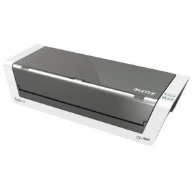 Leitz Plastificadora A3 Ilam Touch 2 Turbo - Sensor Inteligente - Alta Velocidad (1500 Mm/Min) - Blanco Brillante / Antracita