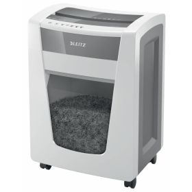 Leitz Office PRO P5 Destructora de Papel - Inteligente, Silenciosa y Segura - Destruye 15 Hojas - Papelera de 30 L - Micro Corte Nivel de Seguridad Din P5 - Funcionamiento Super Silencioso