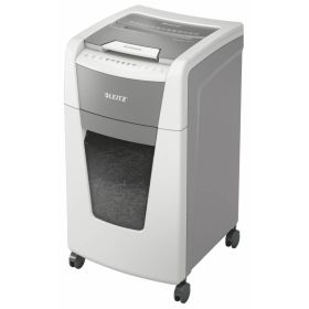 Leitz IQ 300 Autofeed P4 Destructora Automatica de Papel - Tritura 300 Hojas - Papelera de 60L - Corte en Particulas - Blanco