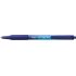 Bic Soft Feel Boligrafo Retractil - Punta Media de 1mm - Cuerpo Translucido con Grip - Color Azul