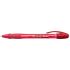 Bic Gel-ocity Illusion Boligrafo de Tinta Gel Borrable - Punta Media de 0.7mm - Recargable - Grip de Goma - Clip de Plastico - Color Rojo