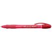 Bic Gel-ocity Illusion Boligrafo de Tinta Gel Borrable - Punta Media de 0.7mm - Recargable - Grip de Goma - Clip de Plastico - Color Rojo