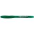 Bic Gel-ocity Illusion Boligrafo de Tinta Gel Borrable - Punta Media de 0.7mm - Recargable - Grip de Goma - Clip de Plastico - Color Verde