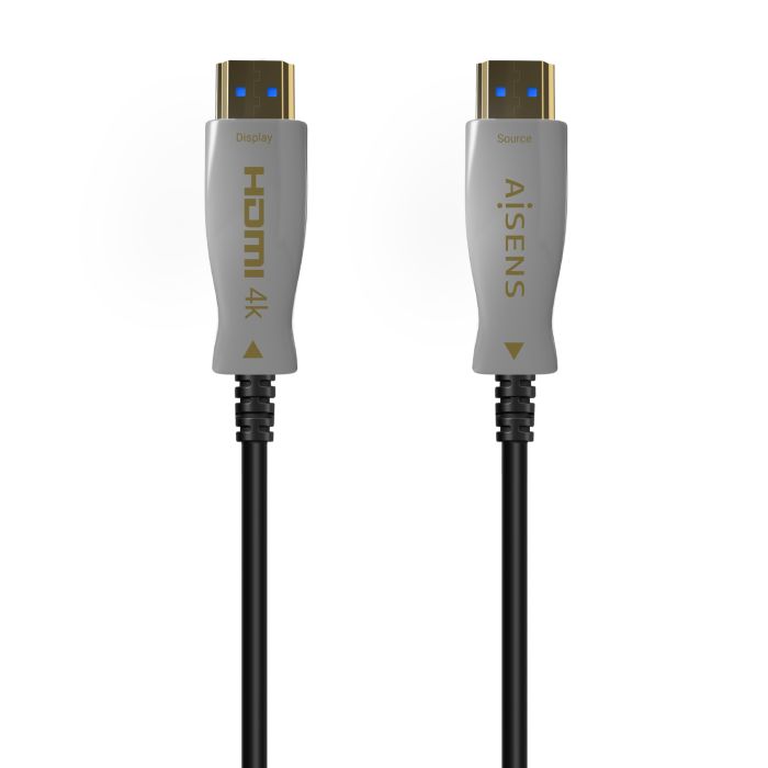 Aisens Cable HDMI V2.0 AOC Premium Alta Velocidad / HEC 4K@60Hz 4:4:4 18GBPS - A/M-A/M - 150m - Color Negro