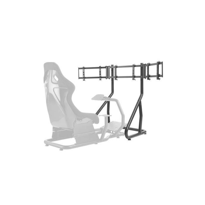 Cromad Stand para Tres Televisores Racing Simulator Cockpit Seat