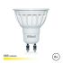 Elbat Bombilla LED GU10 6W 560LM Luz Calida - Ahorro de Energia - Larga Vida Util - Facil Instalacion - Color Blanco Calido
