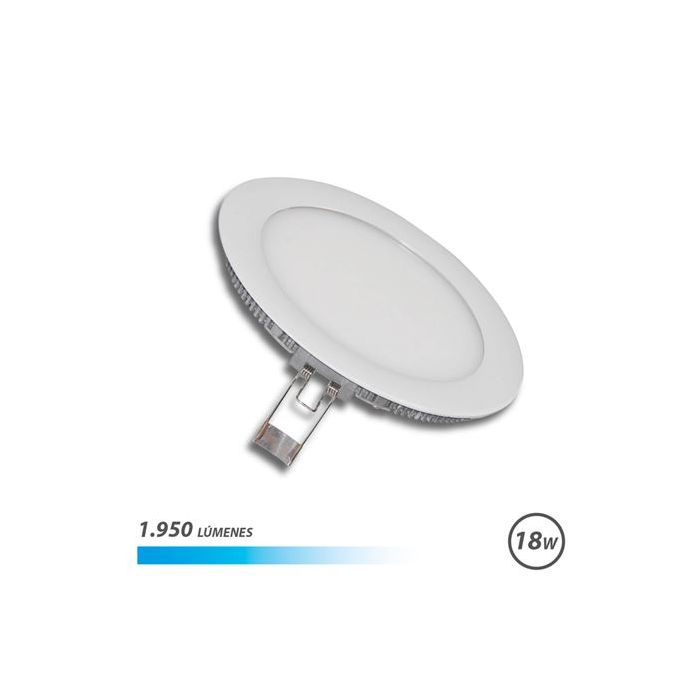 Elbat Downlight Empotrar Ultraplano LED - Luz Fria 18W 1950LM - Diseño de Bajo Perfil - Blanco Frio