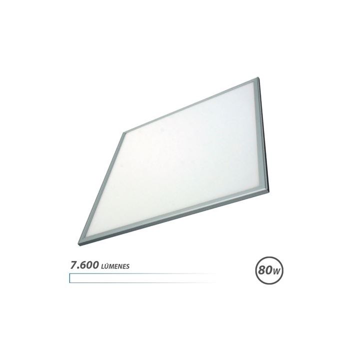 Elbat Panel LED 60x60 80W 7600LM - Luz Blanca - Alto Brillo - Ahorro de Energia - Facil Instalacion