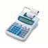 Ibico Calculadora Semi-Profesional 1214xNumeros Inteligentes - Inclinado, 12 Digitos Display Lcd - Impresion a 2 Colores - Velocidad de Impresion 2.4 Lineas por Segundo - Blanco/Azul