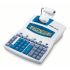 Ibico Calculadora Semi-Profesional 1221xNumeros Inteligentes - Inclinado, 12 Digitos Display Lcd - Impresion a 2 Colores - Velocidad de Impresion 24 Lineas por Segundo - Teclado Profesional - Blanco/Azul